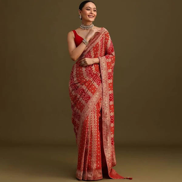 Georgette Saree Collection - Femenica