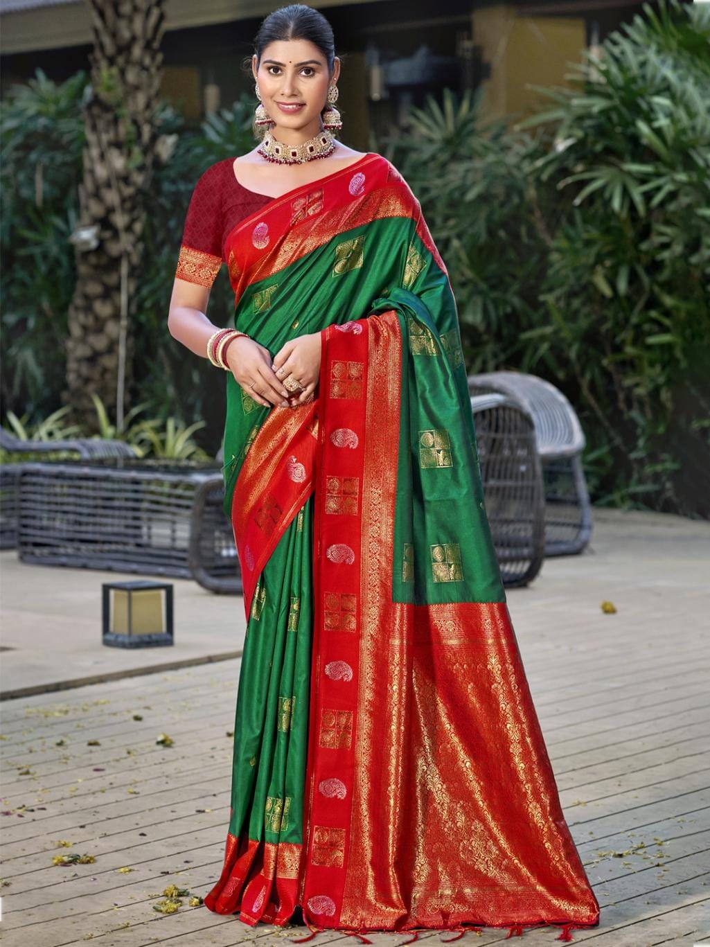 Weaving Silk Saree - Femenica