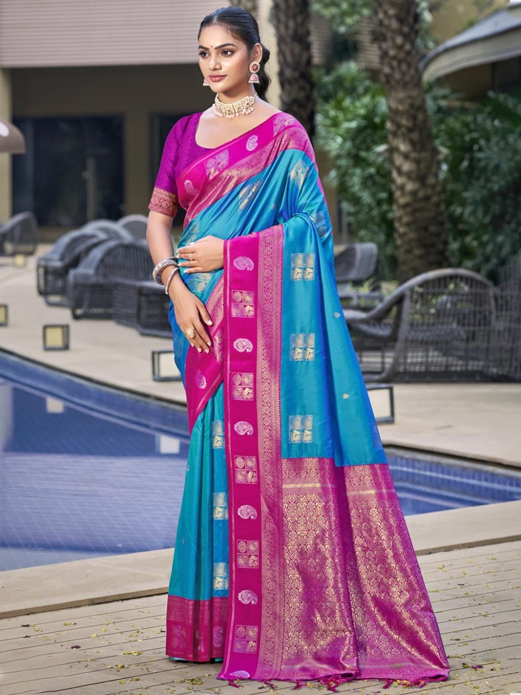 Weaving Silk Saree - Femenica