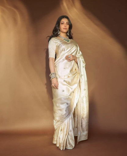 Presenting Organic Banarasi Saree - Femenica