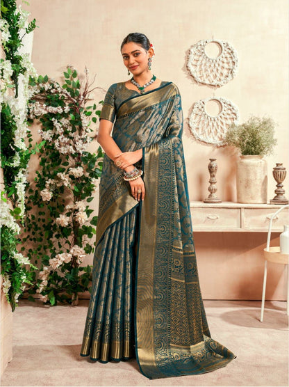 SILK SAREE ZARI WEAVING - Femenica