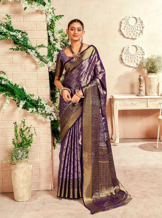 SILK SAREE ZARI WEAVING - Femenica