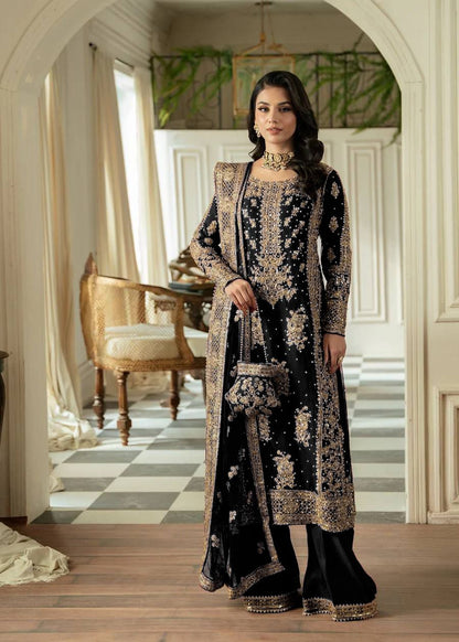 Designer Pakistani Dress in 2 Different Colours Variations