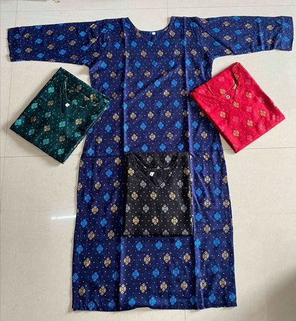 Heavy Rayon Printed Kurti For Women - Femenica