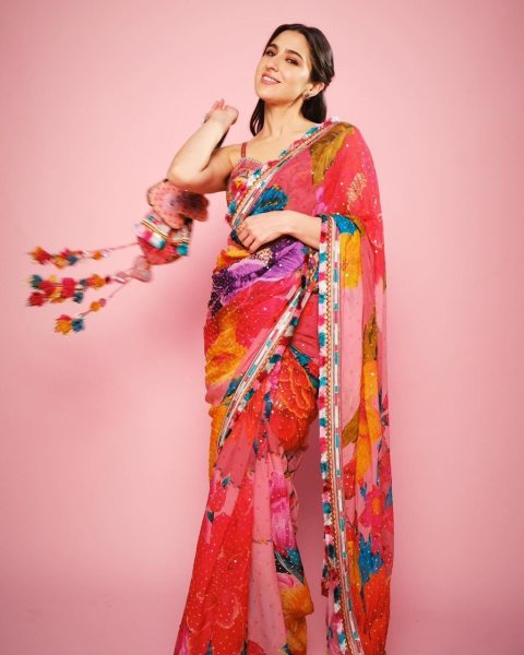 Pure Jimmy Organza Digital Printed saree - Femenica