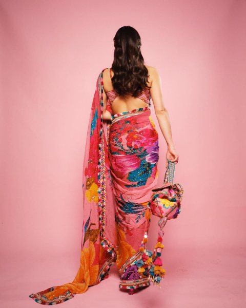 Pure Jimmy Organza Digital Printed saree - Femenica